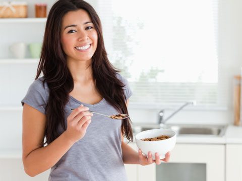 2. What happens when I eat a bowl of high-fiber cereal for breakfast?