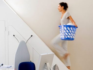 secret signs of fitness laundry stairs