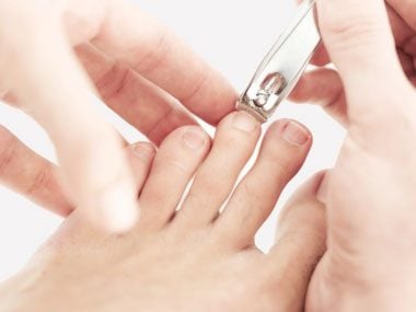 secret signs of fitness clipping toe nails