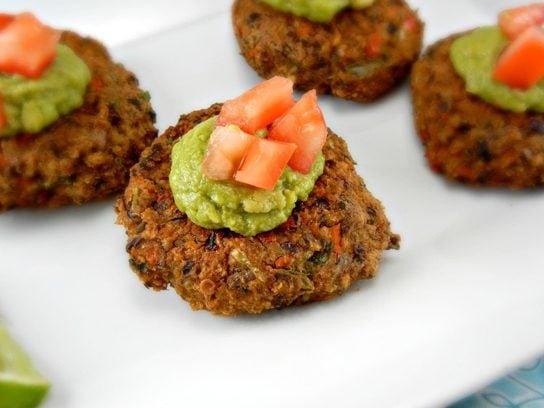 Finger Food Appetizers Chipotle Black Bean Cakes