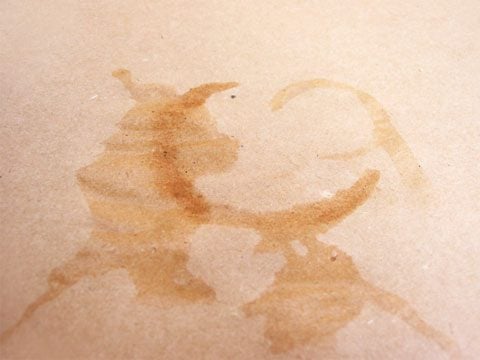 How do you stain fabric with tea?
