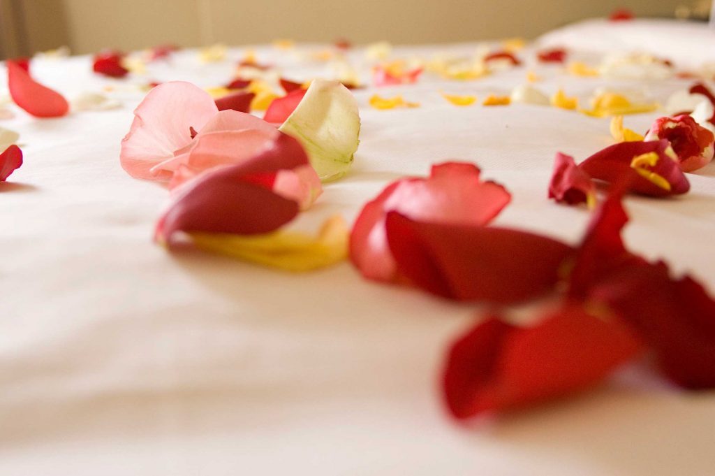 creative romantic ideas rose petals