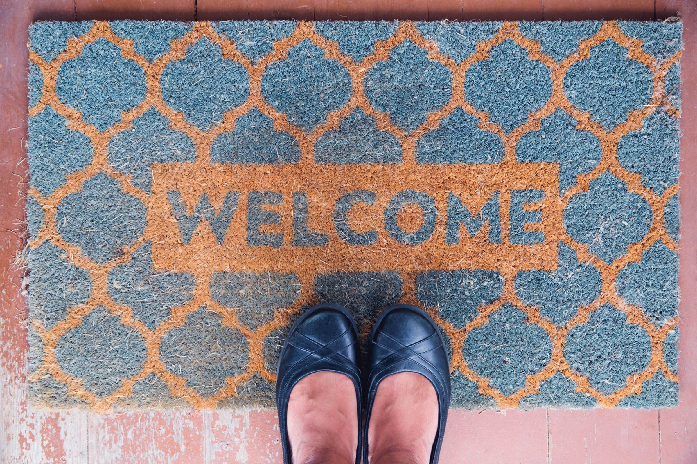 Make doormats welcoming