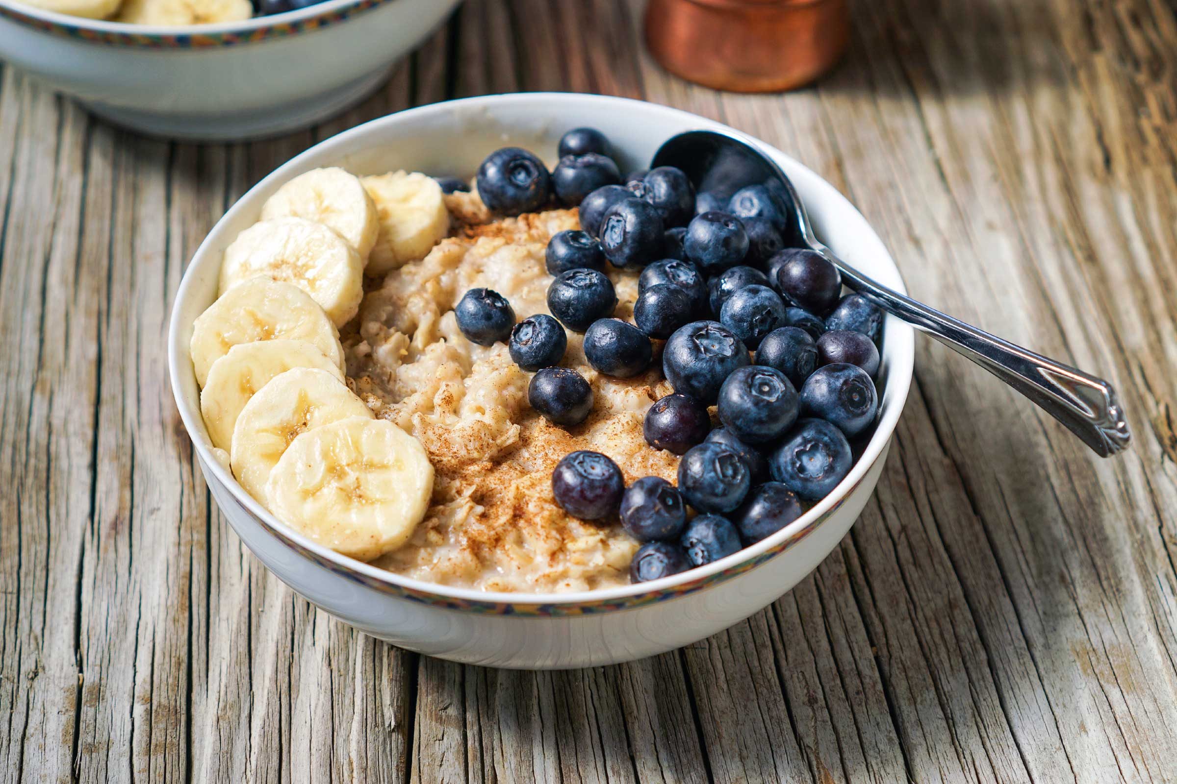 Mix half a cup of blueberries into your morning cereal
