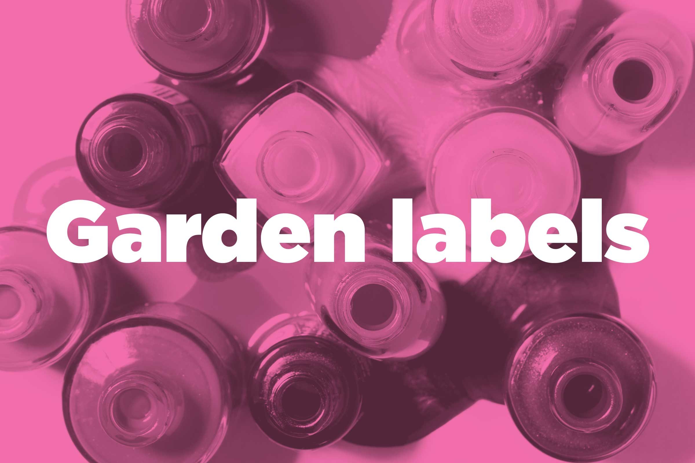 Waterproof your garden labels