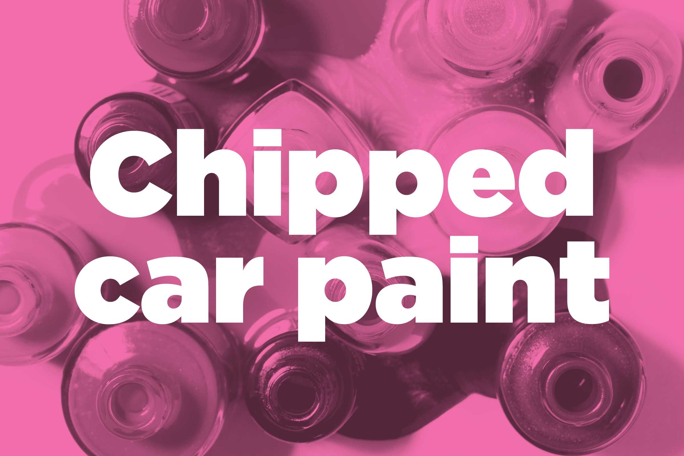 Prevent chipped car paint from rusting