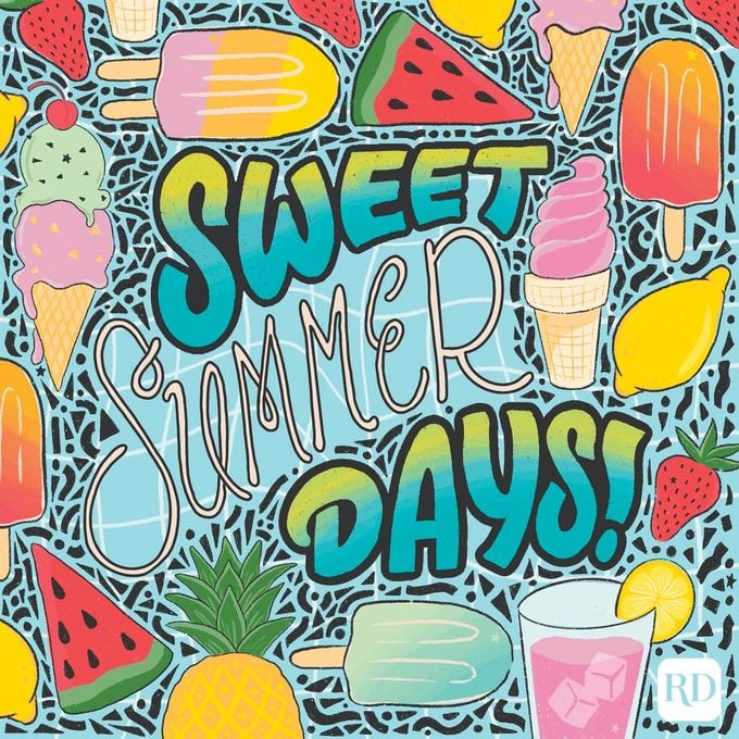 Find The Ten Hidden Stars Among The Sweet Summer Days Illustration