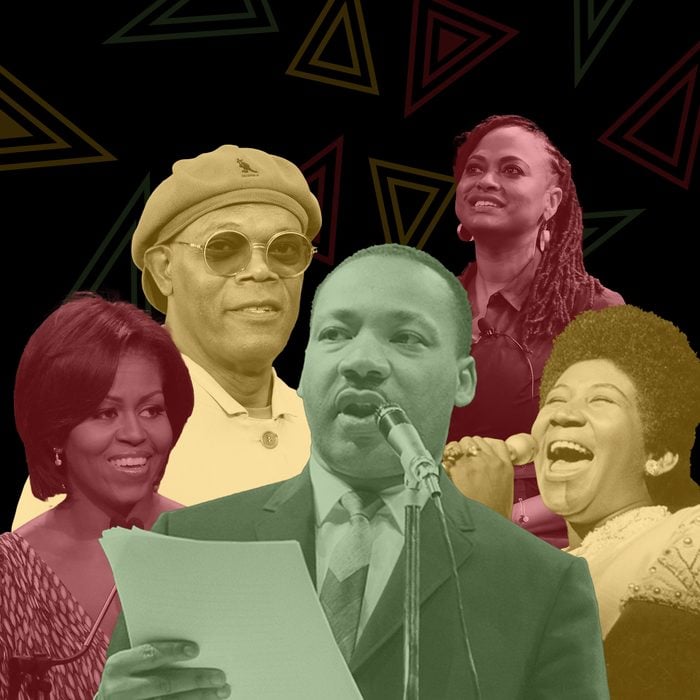 Iconic Black Leaders From History In a Collage