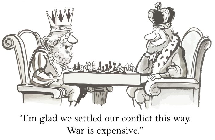 kings playing chess