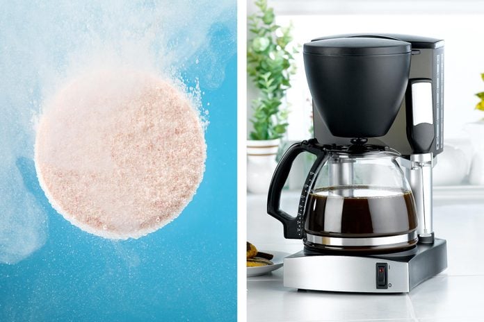 Alka-Seltzer as coffee maker cleaner