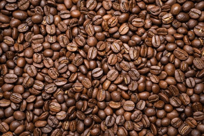 coffee bean background Arabica coffee roasted