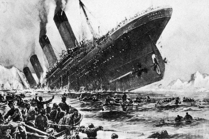 The loss of SS Titanic, 14 April 1912: The lifeboats. All that was left of the greatest ship in the world - the lifeboats that carried most of the 705 survivors. Operated by the White Star Line, SS Titanic struck an iceberg in thick fog off Newfoundland.