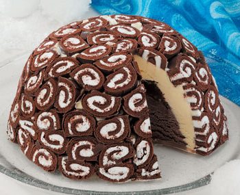 Swiss Swirl Ice Cream Cake