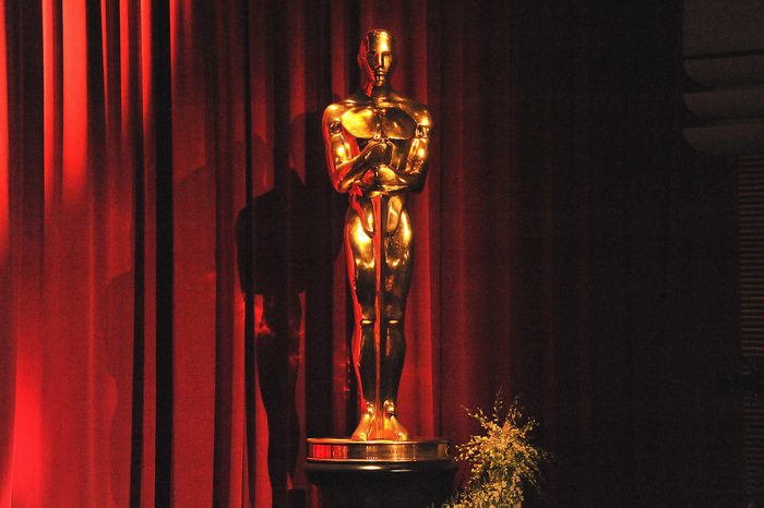 an oscar statue at the 83rd academy awards nominations announcement