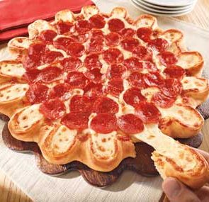 Pizza Hut Cheesy Crust Pizza