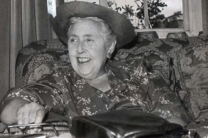 Dame Agatha Christie Pictured At Her London Home In Chelsea.