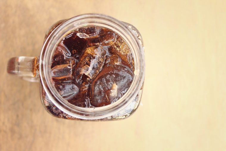 cola in glass