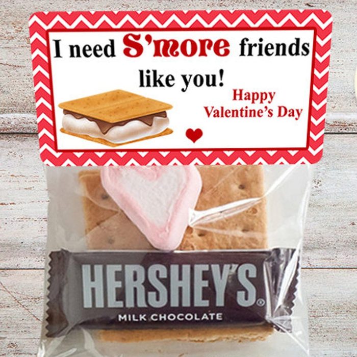 Smores Valentines Day Card