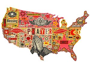 america prays map