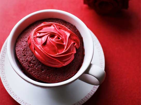 mug cakes red velvet cake