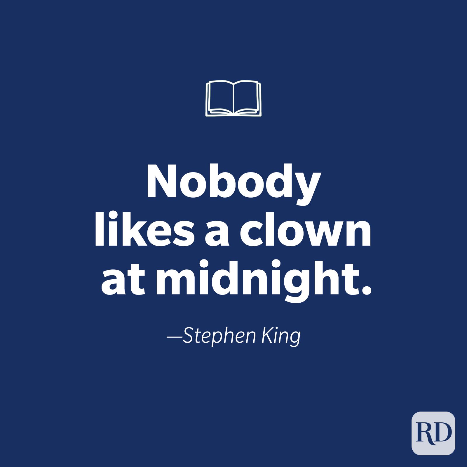 nobody likes a clown at midnight