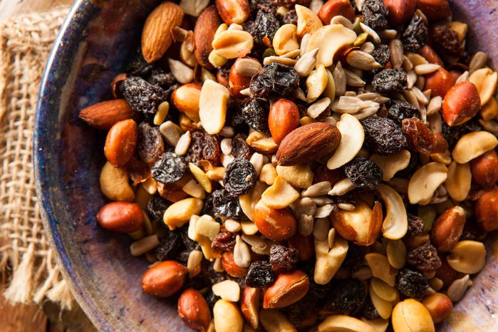 grocery store items trail mix