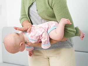 choking baby back blows