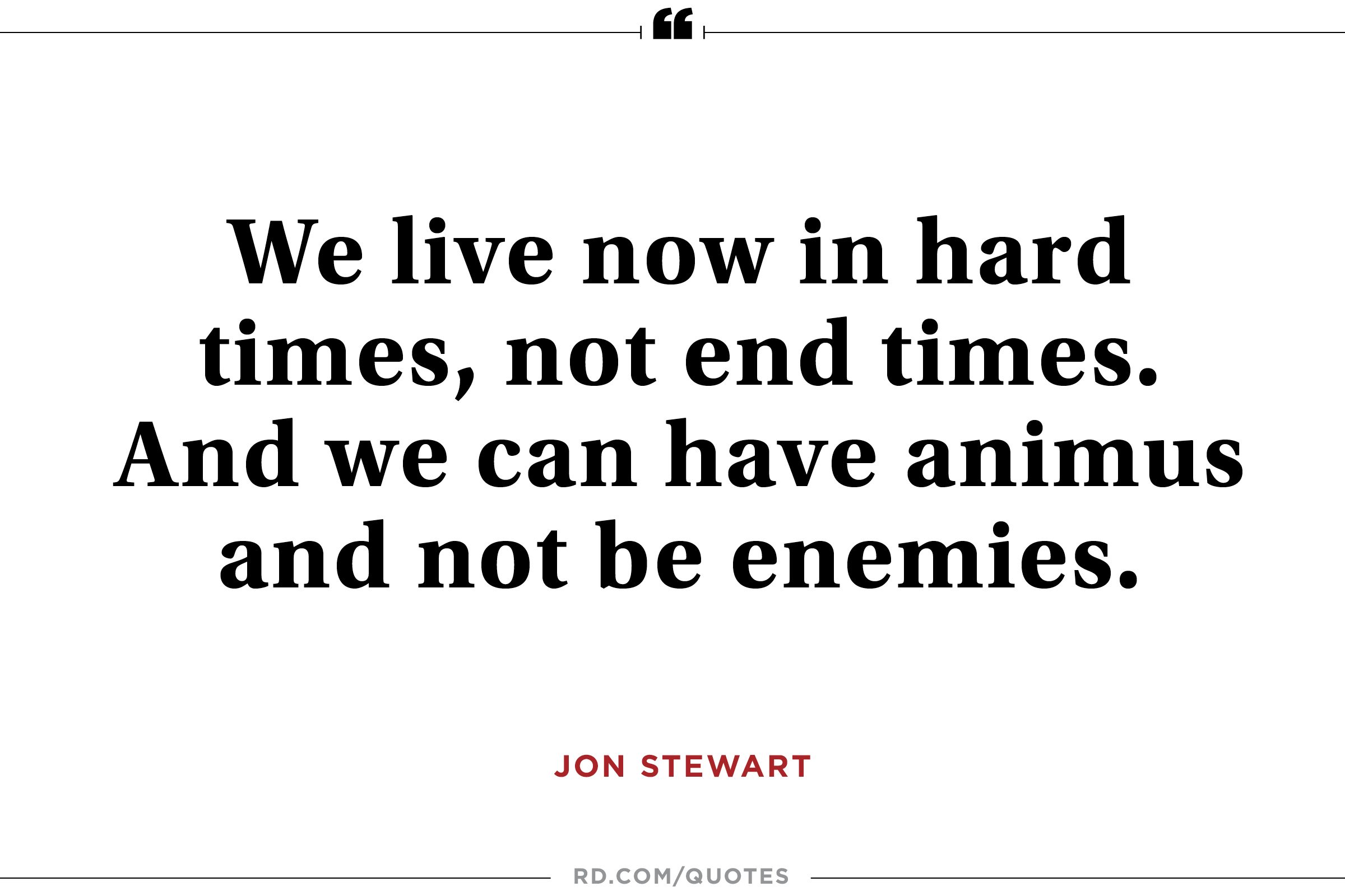 Jon Stewart on Hope