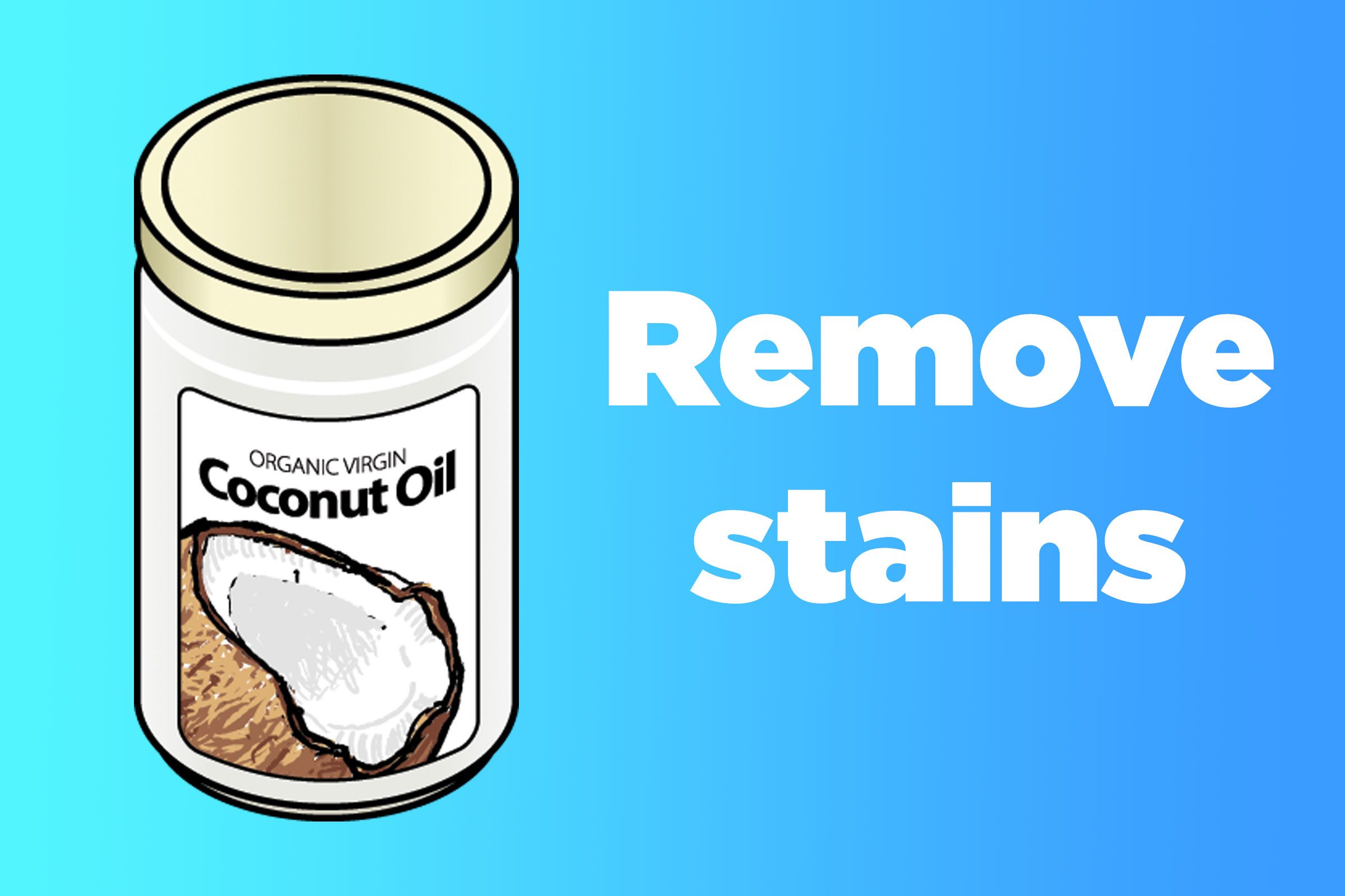 Guide to Removing Coconut Oil Stains From Clothes & Surfaces