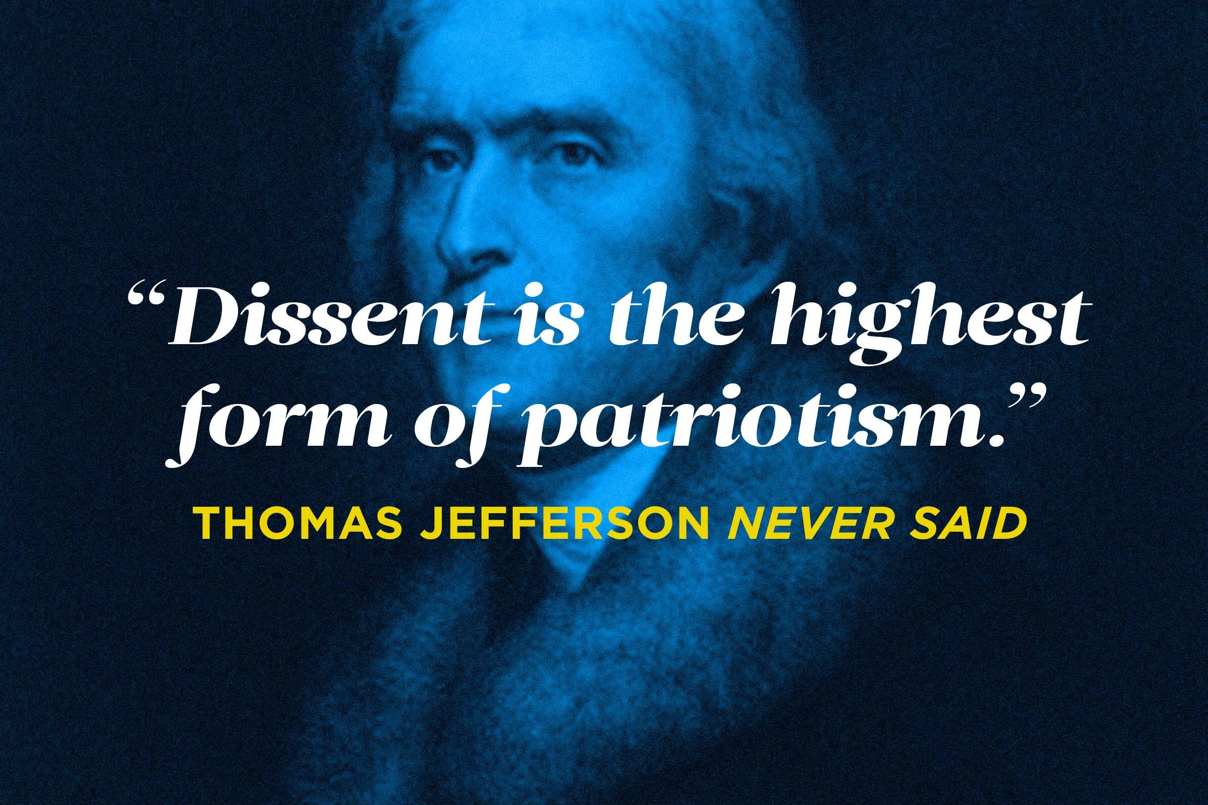 Jefferson and patriotism