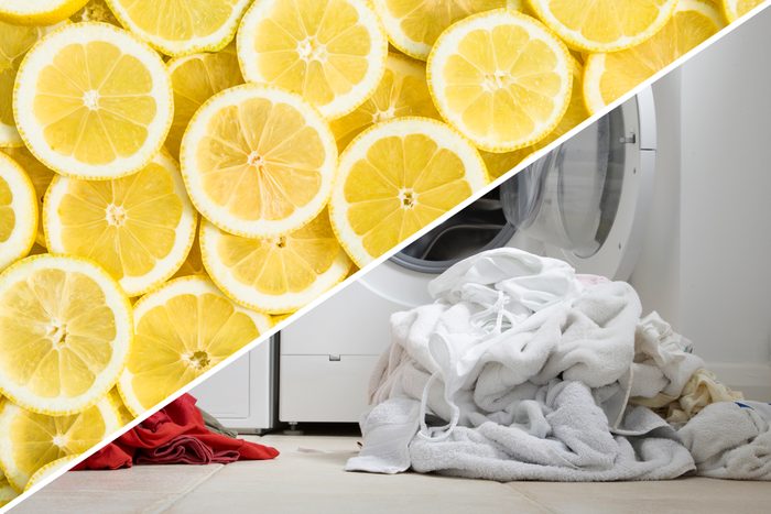 bleach laundry lemon cleaner