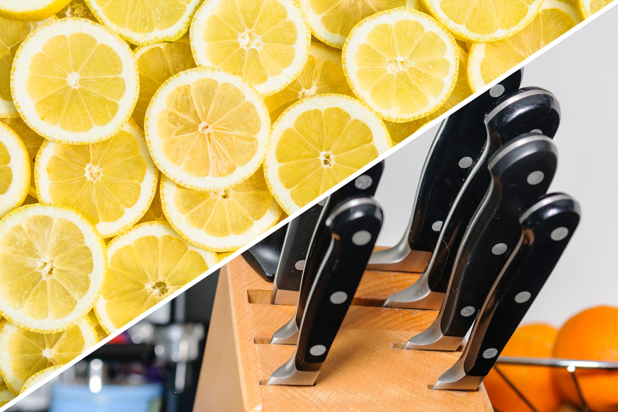 knives lemon cleaning uses