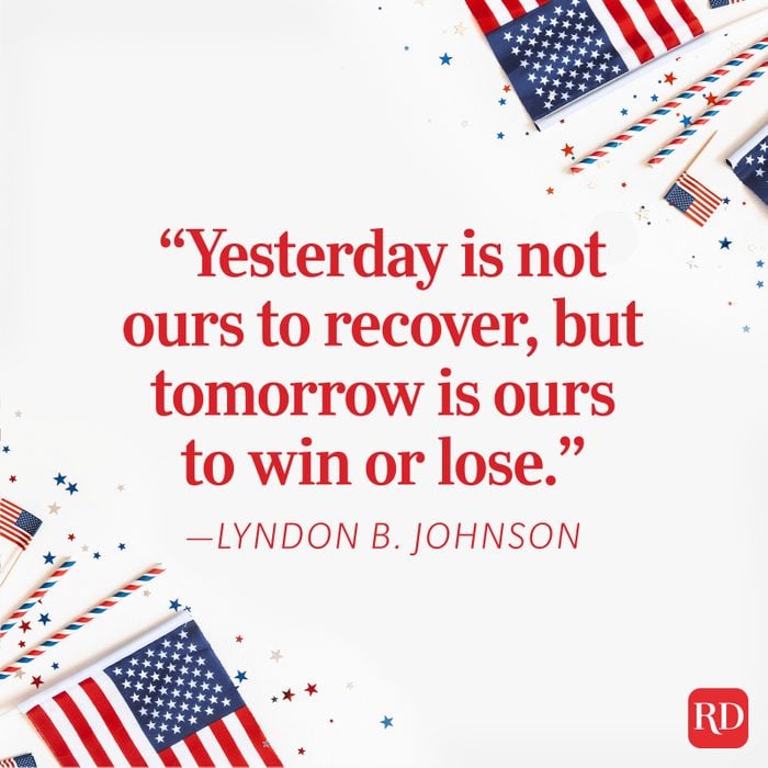 “yesterday Is Not Ours To Recover, But Tomorrow Is Ours To Win