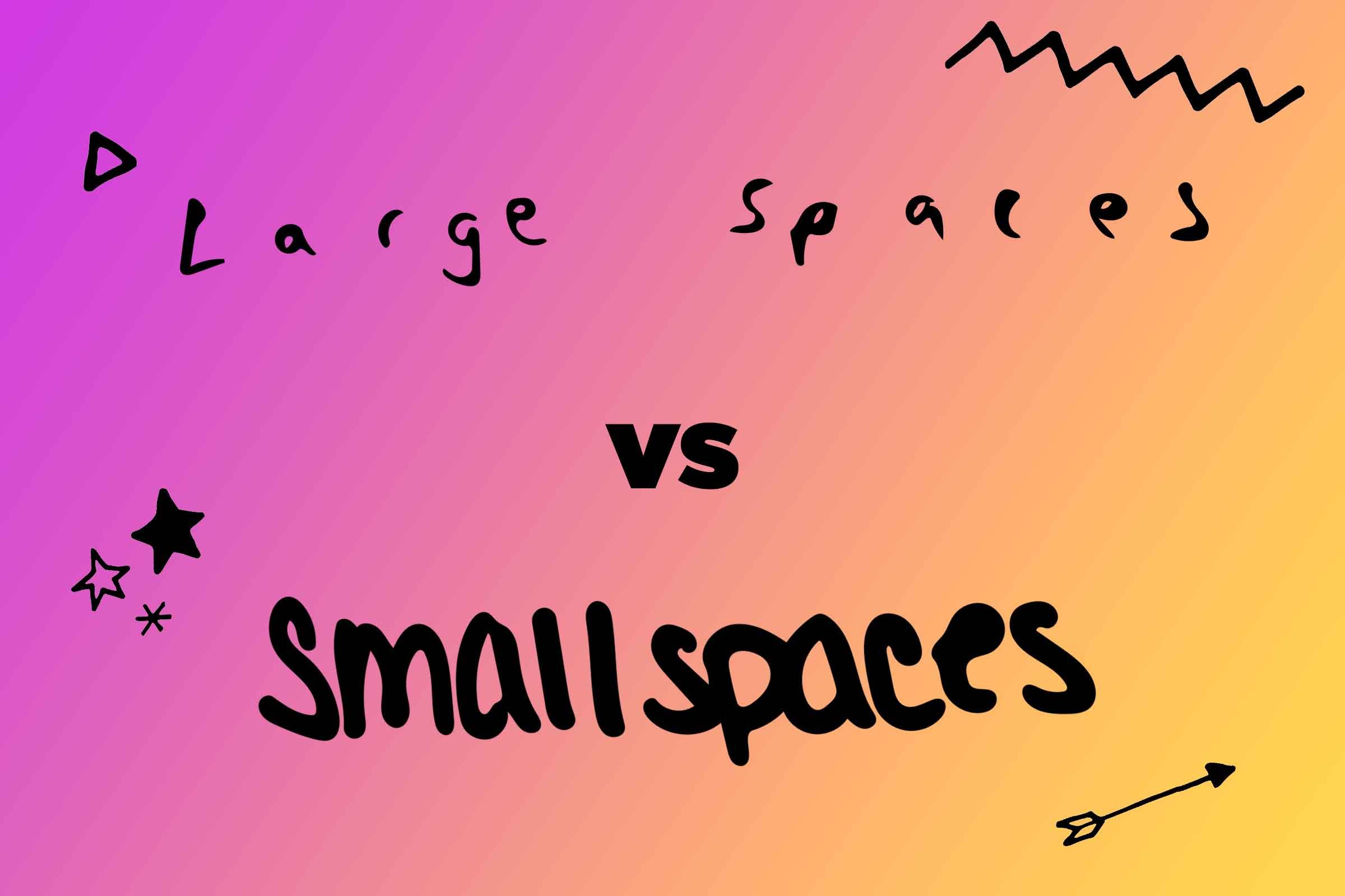 How much do you space your words