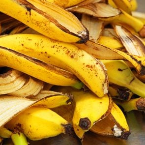 Pile of banana peels