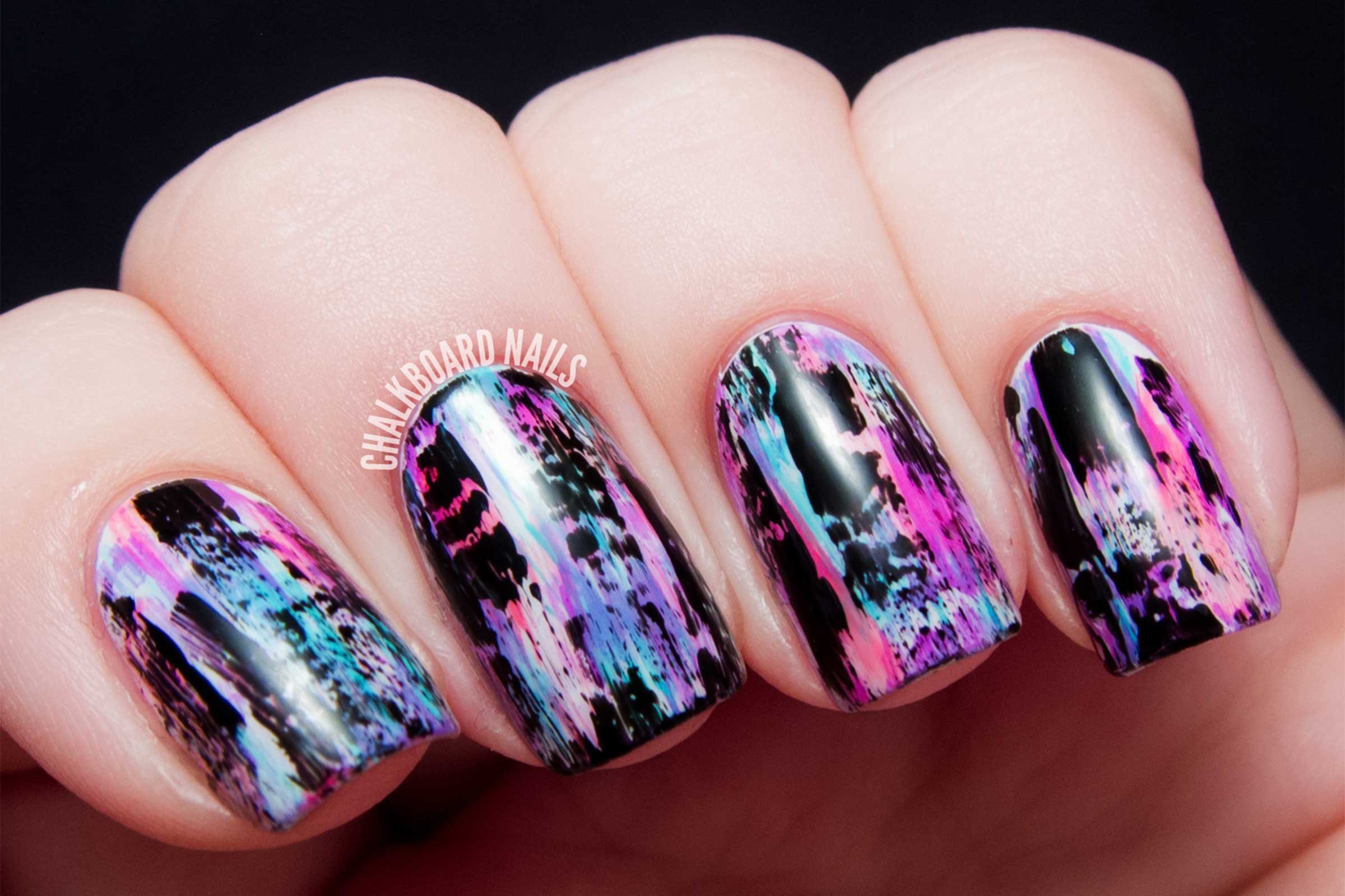 1. Funky Gel Nail Art Designs for Short Nails - wide 4