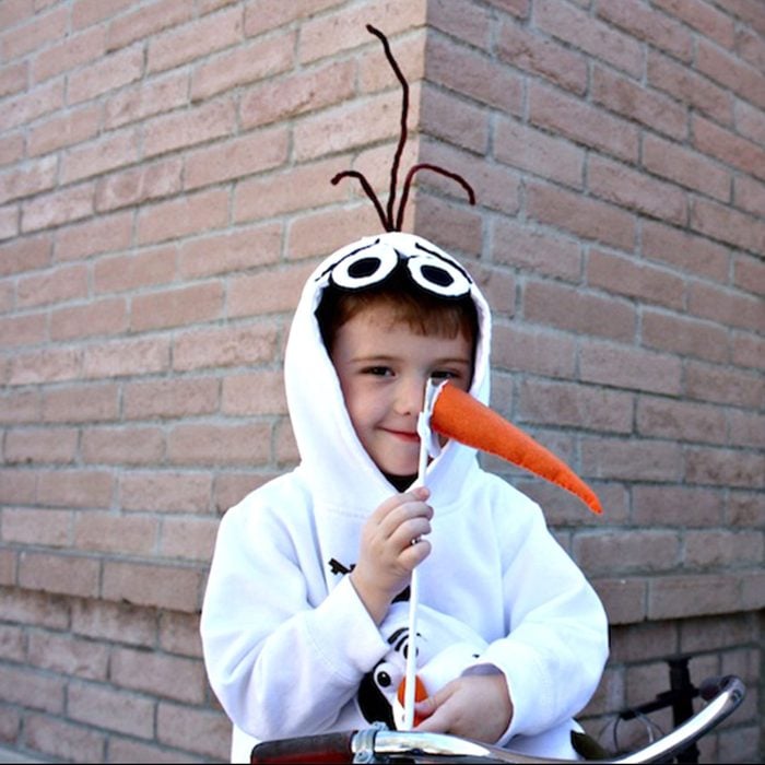 DIY olaf kids halloween costume