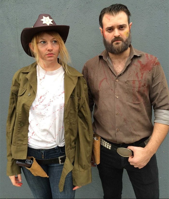 Rick and Carl from The Walking Dead Halloween Costume