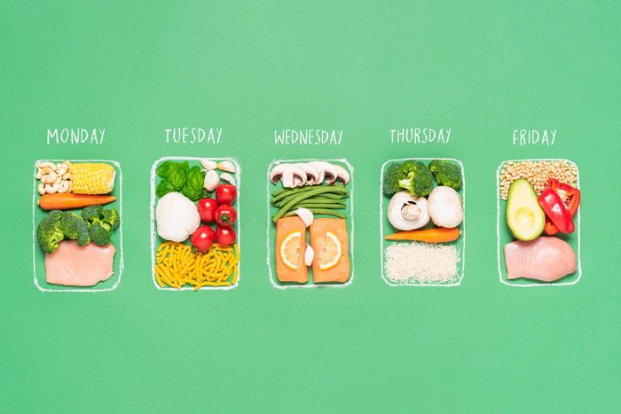 meals planned out for the week
