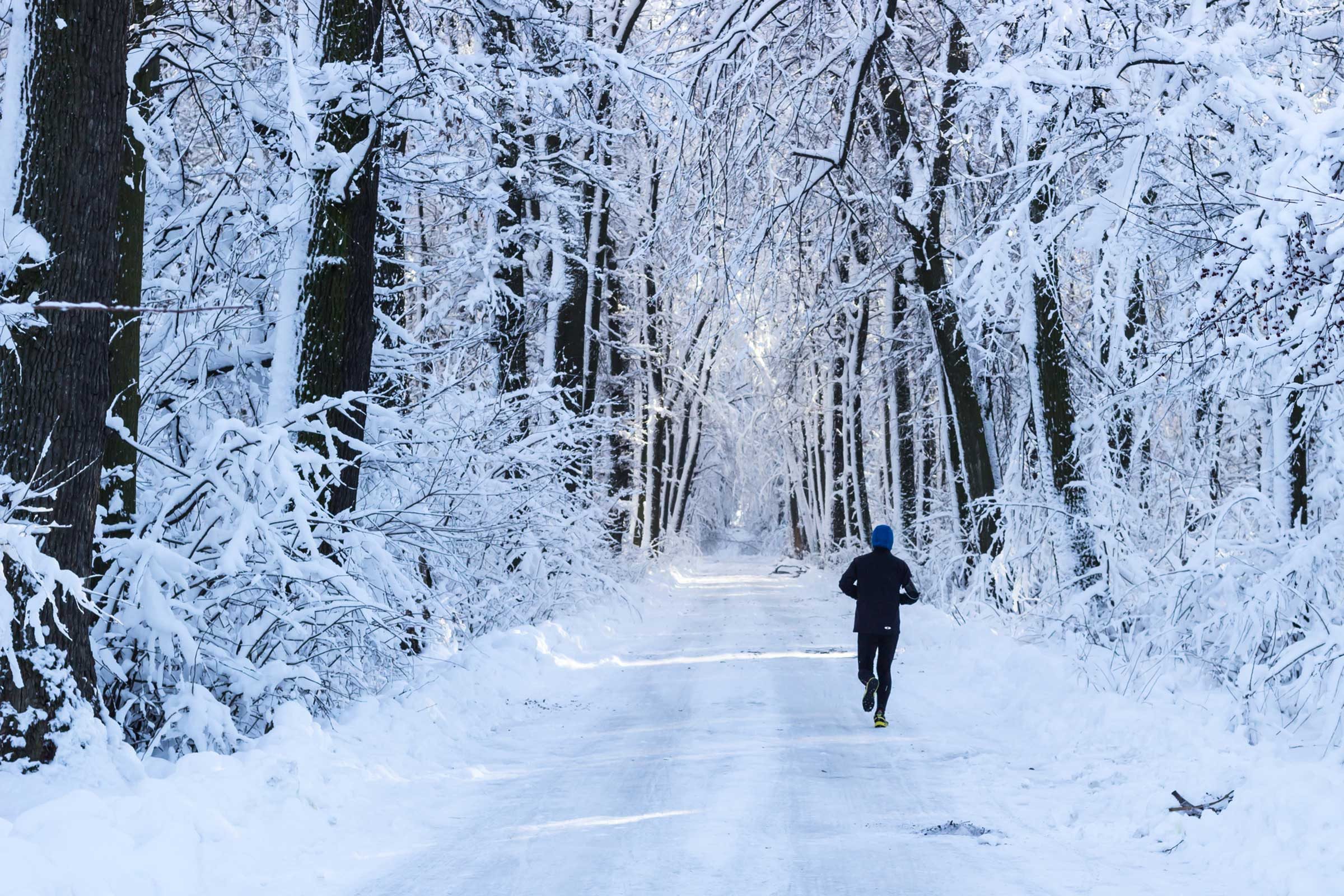Outdoor winter training: Snowshoe running - Triathlon 