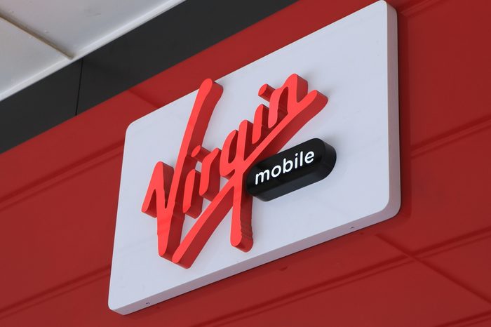 MELBOURNE AUSTRALIA - DECEMBER 13, 2014: Virgin Mobile company Australia - Virgin Mobile is a wireless communications brand used by eight independent brand-licensees worldwide.