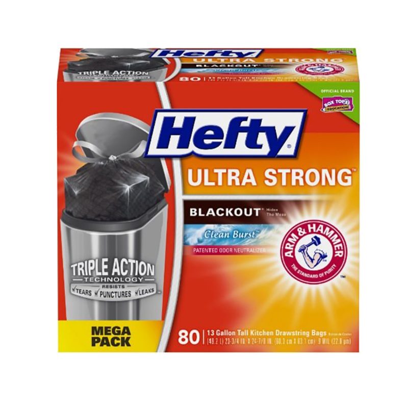 Hefty Ultra Strong Clean Burst Scent Trash Bags (Pack of 20), 20 packs -  Ralphs