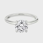 The Classic Hidden Halo Engagement Ring