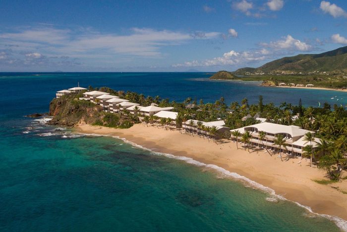 view of beach and ocean at Resorts Curtain Bluff Resort