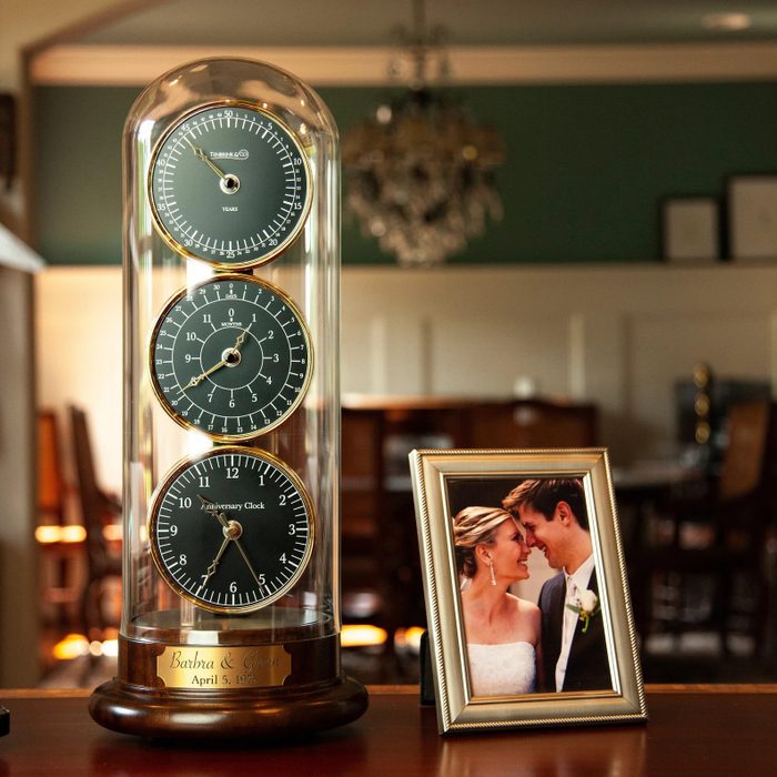 The Anniversary Clock Shows The Years Ecomm Via Etsy.com