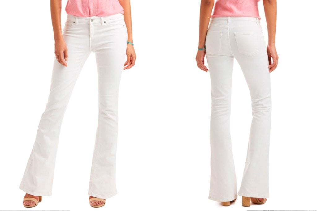 best white jeans for large thighs
