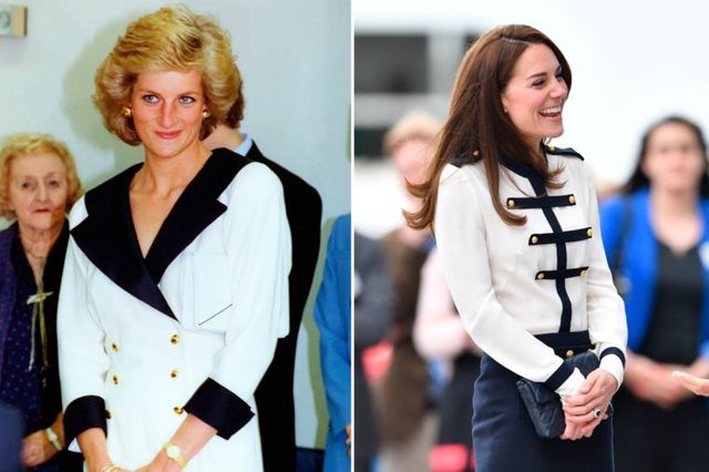 16-Times-Kate-Middleton-and-Princess-Diana-Basically-Wore-the-Same-Outfit-shutterstock