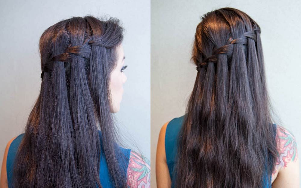 How to Do a Waterfall Braid: Step-by-Step Instructions ...