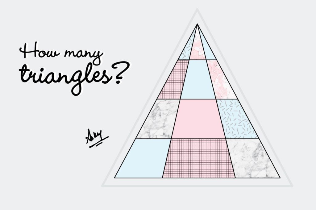 Triangle Puzzle: How Many Triangles Can You Find in This ...
