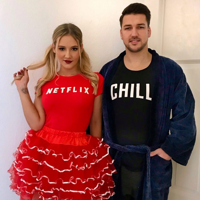 Netflix and Chill Couples Halloween Costume